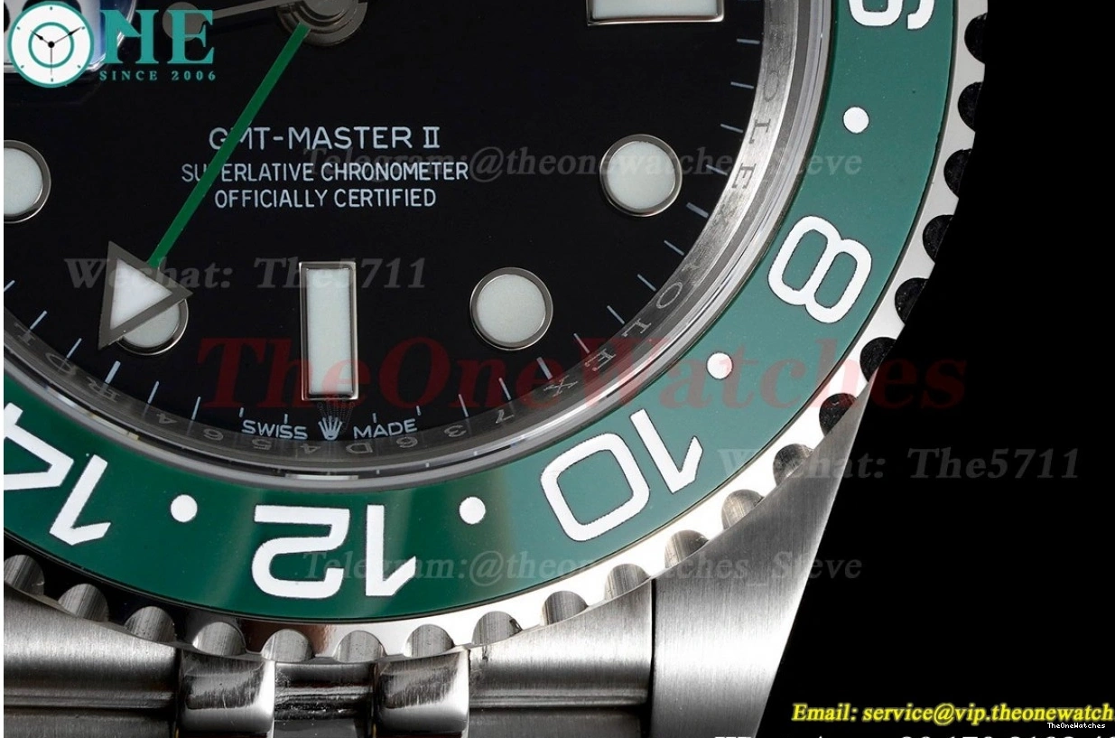 SS Master SS Jub Dial GMF 40mm Sprite VR3186 126720 Black II GMT 0423